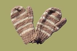 knitted mittens