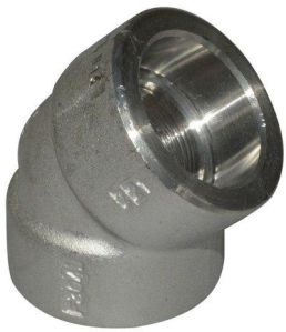 Mild Steel 45 Deg Socket Weld Elbow