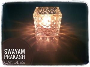 Bubble Glass Votive Candles