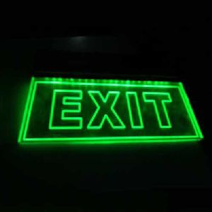 Acrylic LED Exit Signage