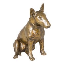 Bronze Dog Bull Sculpture