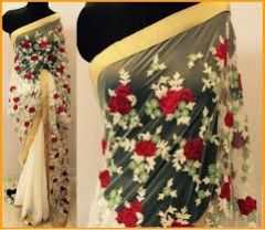 Embroidered Designer Saree