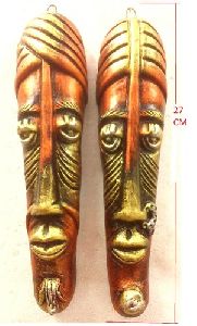 Terracotta Tribal Mask