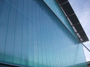 Blue Film Coated Polycarbonate Panel