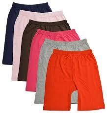 Ladies Cotton Plain Short Pants