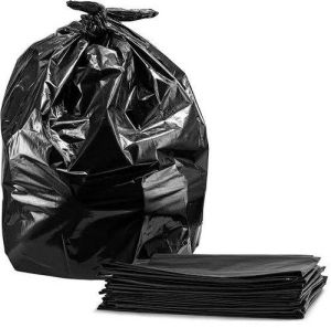 black garbage bags