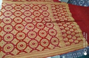 Chiffon Bandhani Saree