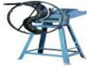 hand operated chaff cutter machine