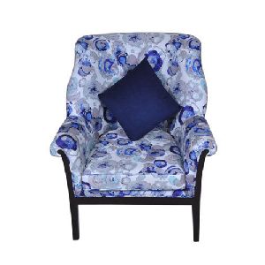 Wood Athena Wing Chair