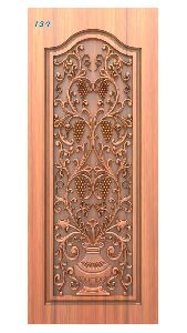 wooden carved door