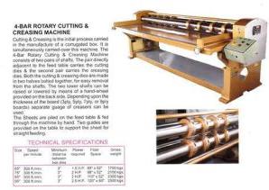 Four Bar Rotary Cutting Machine