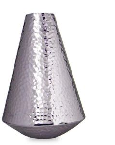 Aluminium hammered vase