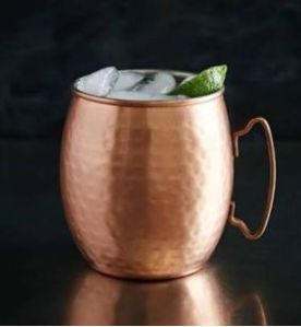 Copper Hammered Mule Mug