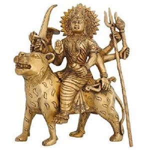 Brass Durga Mata Idol