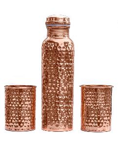 Hammered Copper Bottle