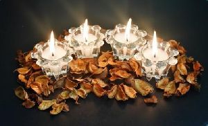 Glass Candle Holders