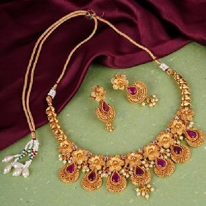 Gold Traditional Necklace