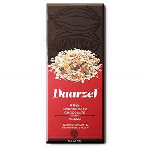 Daarzel 65% Intense Dark Chocolate with Muesli