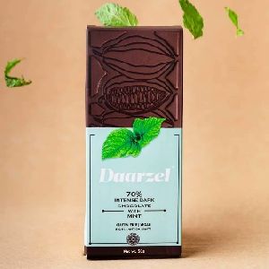 Daarzel 70% Intense Dark Chocolate with Mint
