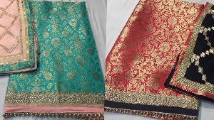 Brocade Dress Material