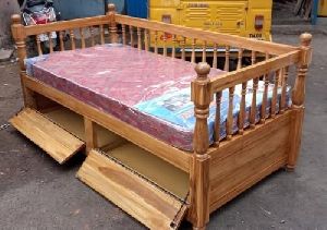 teak wood diwan bed