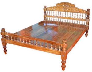 Wooden Double Cot Bed