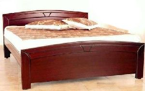 Solid wooden king size cot