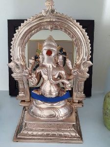 Silver Hindu religious idols
