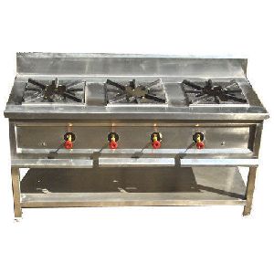 Commercial Triple Burner Gas Stove