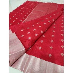 Zari Work Cotton silk Saree