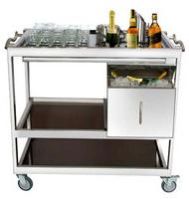 Stainless Steel Bar Trolley