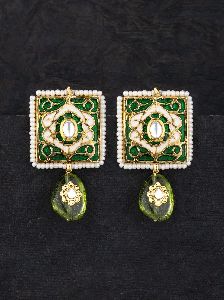 Pastel Green Peridot Earrings