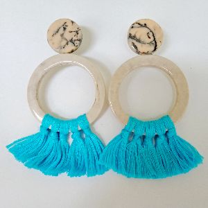 Resin Tassel Earrings