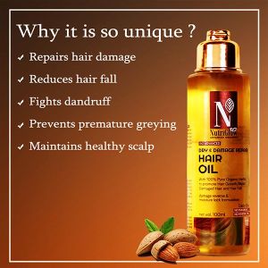 NutriGlow Advanced Organics Dry Damage Repair Oil 100 ML