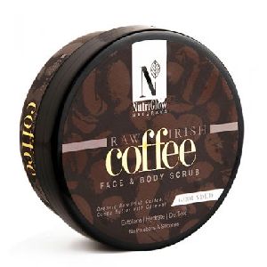 NutriGlow Naturals Raw Irish Coffee Face Body Scrub