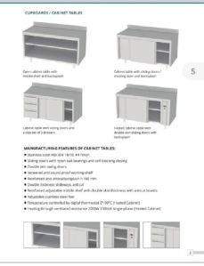 stainless steel cupboard