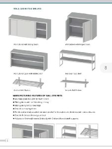 Stainless Steel Wall Mounted Cupboards