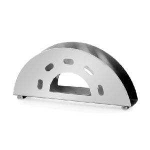 Stainless Steel D Shaped Punched Napkin Holder