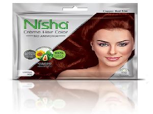 Nisha Crme Burgundy Hair Color