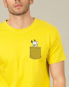 Snoopy Pocket Half Sleeve T-Shirt