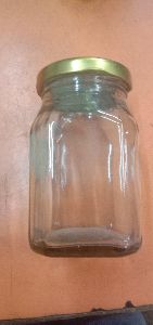 Clear honey Glass Jar