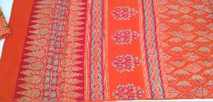 Hand Block Printed Cotton Saree