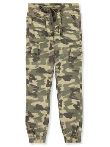 Kids Cotton Cargo Military Pants