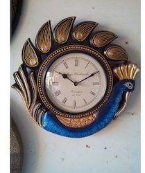 Peacock Hanging Wall Clock