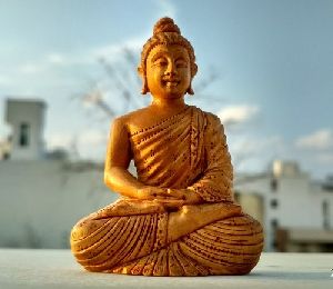 Sandalwood Buddha Statue