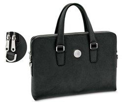 black leather laptop bags