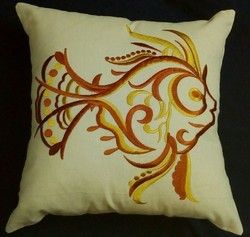 Embroidered Cushion Cover