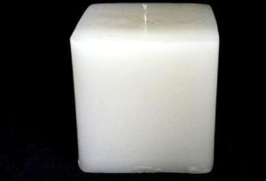 White Cube Candle