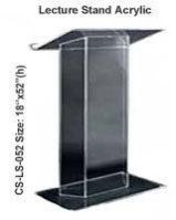 Brown Wooden Acrylic Lecture Stand
