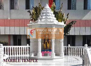 Outdoor White Marble Temple